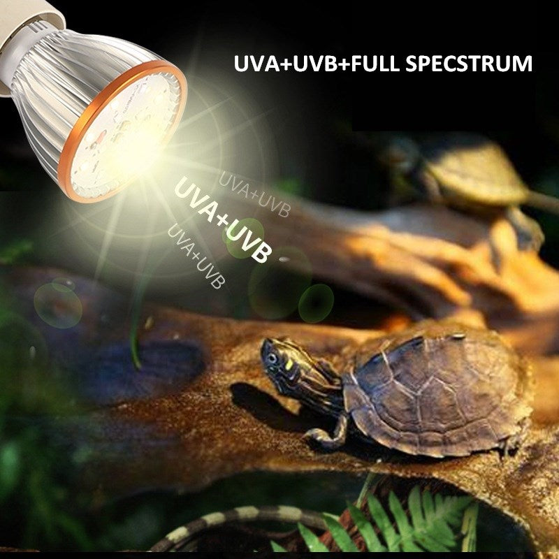 Full Spectrum UVA UVB Reptile LED Light Bulb
