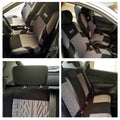 Universal Car Seat Covers 4-Piece Set with Embroidery